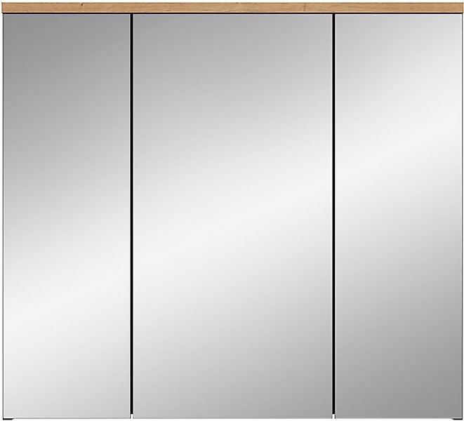 INOSIGN Spiegelschrank REHAT, Breite 80 cm, 3 Spiegeltüren, 6 Einlegeböden günstig online kaufen