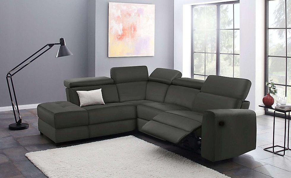 Home affaire Ecksofa »Sentrano, L-Form,«, 273 cm, man. o. elektr. Relaxfunk günstig online kaufen