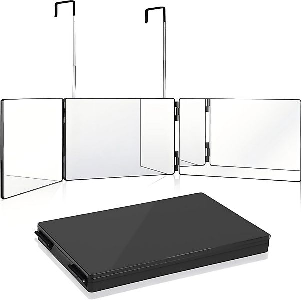 Lumkudos Wandspiegel 360 Grad Spiegel, Klappspiegel mit Haken, Spiegel zum günstig online kaufen