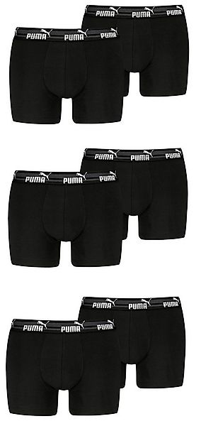 PUMA Boxershorts PUMA Herren Boxershorts Bold Elements im 6er Pack (6-St., günstig online kaufen