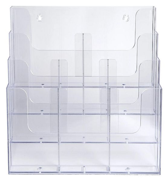 EXACOMPTA Zeitungsständer Tischprospektständer Multiformat, Exacryl - Krist günstig online kaufen