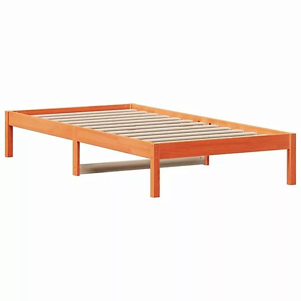 vidaXL Bett Tagesbett Wachsbraun 80x200 cm Massivholz Kiefer günstig online kaufen