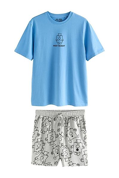 Next Pyjama Lizenzierter, kurzer Schlafanzug, Mr Men Grumpy (2 tlg) günstig online kaufen