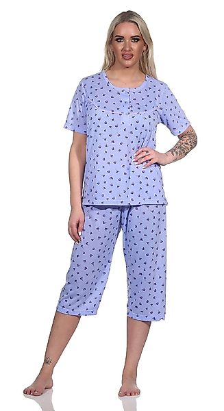 EloModa Pyjama Damen Pyjama 3/4 Hose günstig online kaufen