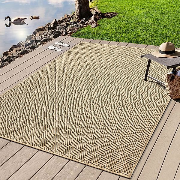 merinos Teppich »Kenzy 7«, rechteckig, 10 mm Höhe, robuster In- und Outdoor günstig online kaufen