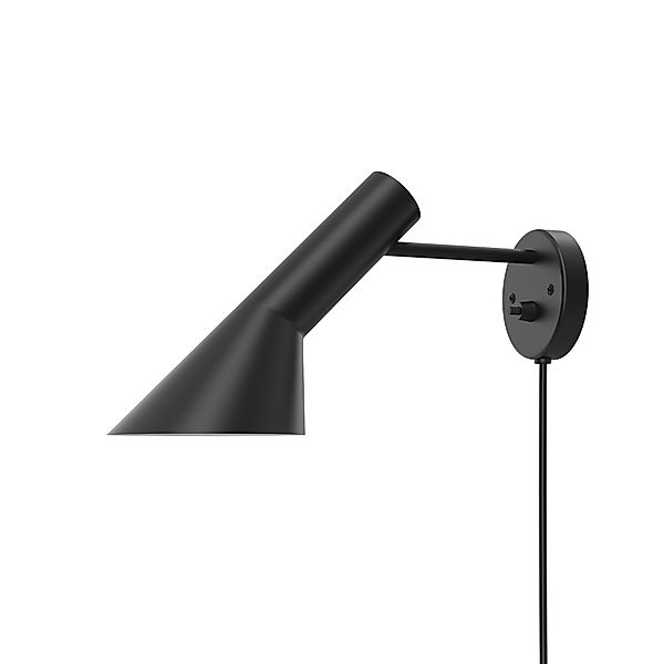 AJ Wandleuchte mit Kabel Schwarz günstig online kaufen