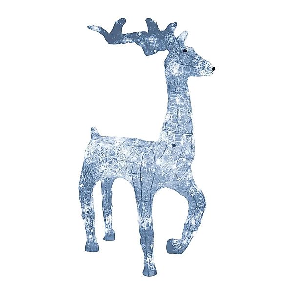 Lex XXL LED Acryl Hirsch Weihnachtsfigur 120cm Beleuchtet Weihnachtsdeko Au günstig online kaufen