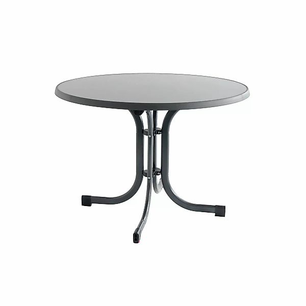 Siena Garden Gartentisch Rund Anthrazit/Matt Ø 100 cm günstig online kaufen