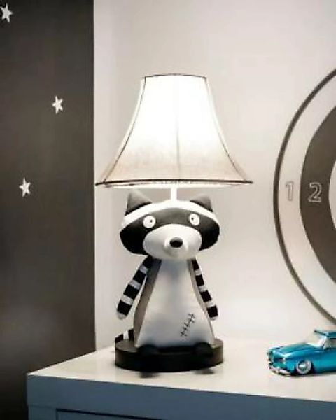 Tischlampe Waschbär 47 cm Kinderzimmer Wohnzimmer günstig online kaufen