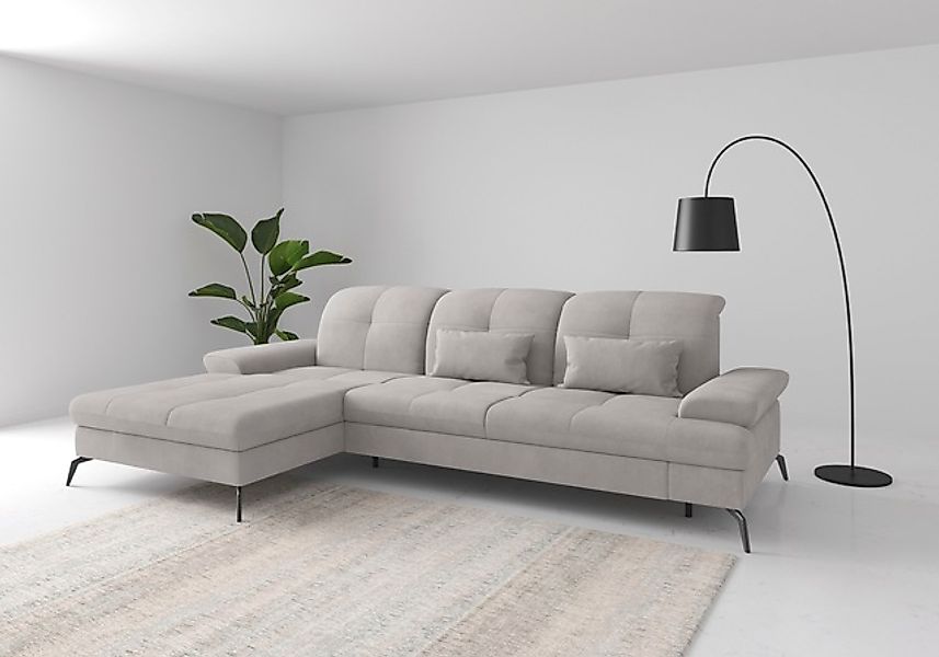 sit&more Ecksofa »Amica, L-Form, inkl. Sitztiefenverstellung & Armteilverst günstig online kaufen