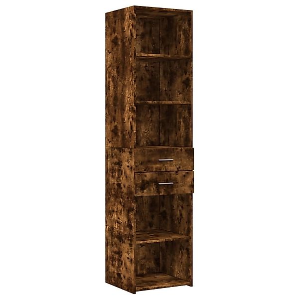 vidaXL Highboard Räuchereiche 45x42,5x185 cm Holzwerkstoff 3281452 günstig online kaufen