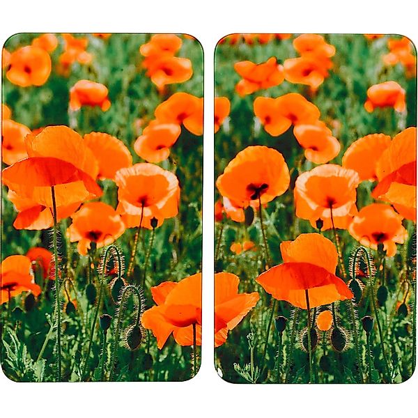 WENKO Herd-Abdeckplatte "Universal Modell Mohnfeld" Herdabdeckung für alle günstig online kaufen