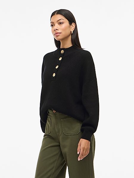 Vila Stehkragenpullover VICHING CREW NECK L/S günstig online kaufen
