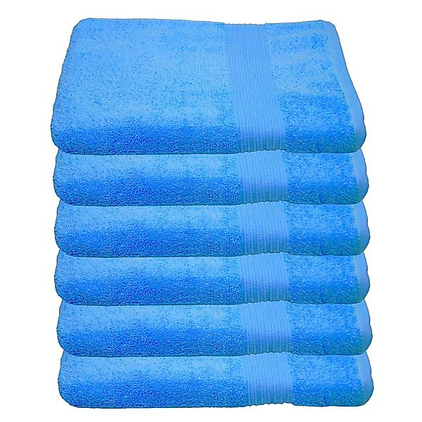 Julie Julsen Handtücher 6-Handtücher-Himmelblau-Handtuch 50 x günstig online kaufen