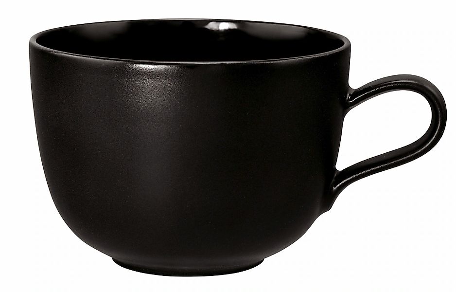 Seltmann Weiden Tasse "Liberty - Velvet Black" Milchkaffeeobertasse 0,38 l günstig online kaufen