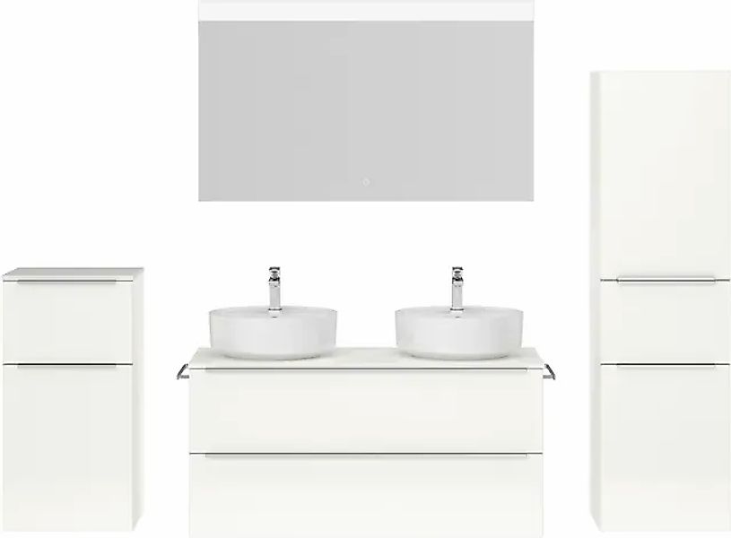 nobilia® Badmöbel-Set »Alvene« vormontiert, mit Soft-Close, 4 Stk. tlg. Hoc günstig online kaufen