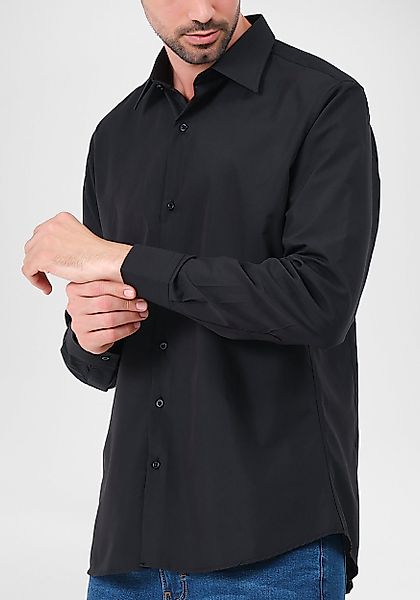 JEEL Langarmhemd Herren Hemd Langarm (1-tlg) günstig online kaufen