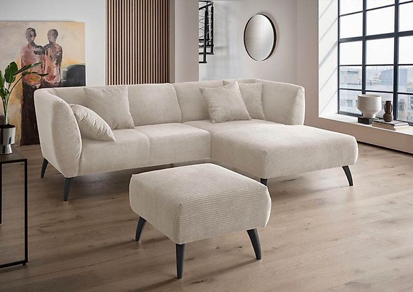 INOSIGN Ecksofa »Colori Polstermöbel mit zeitlos eleganter Rückenführung. L günstig online kaufen