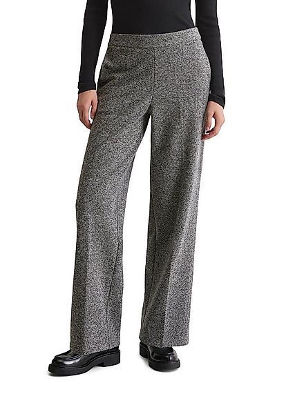 Marc O'Polo Jerseyhose relaxed fit, Tweed Jersey, Schlupfstyle günstig online kaufen