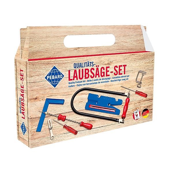 Pebaro Kinder-Werkzeug-Set Laubsägeset: Laubsägetischchen + Drillbohrer günstig online kaufen