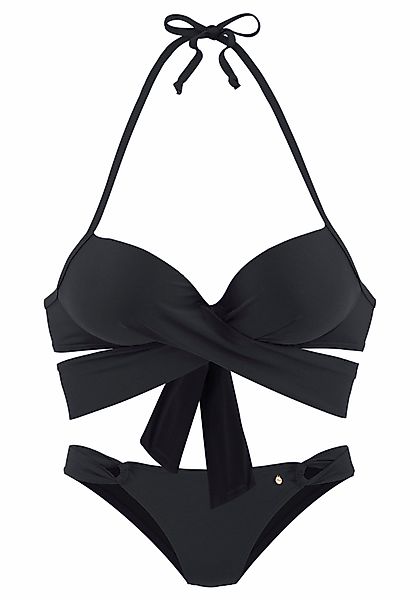 s.Oliver Push-Up-Bikini, mit zusätzlichen Bindebändern günstig online kaufen