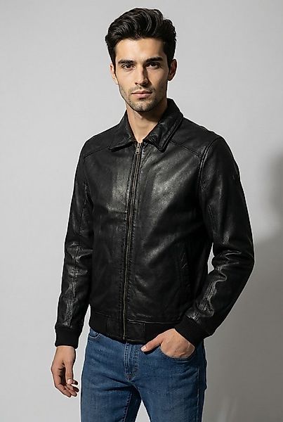 Mauritius Lederjacke MMCrovig mit Umlegekragen günstig online kaufen