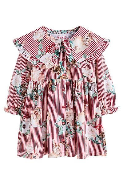 Next Jerseykleid Langarmkleid mit Kragen (1-tlg) günstig online kaufen