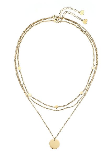 Hey Happiness Collier-Set Geo Plättchen Kette günstig online kaufen
