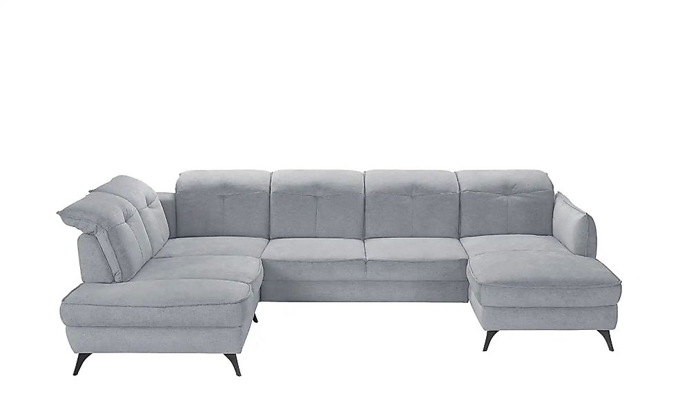 medium Wohnlandschaft inklusive diverser Funktionen Milan ¦ grau ¦ Maße (cm günstig online kaufen