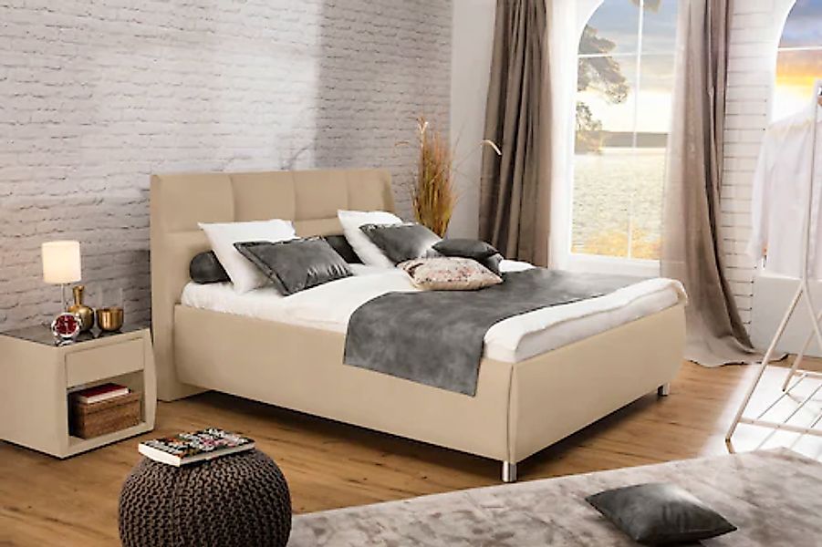 alina Polsterbett "Nadina" wahlweise mit Matratze und Lattenrost, in versch günstig online kaufen