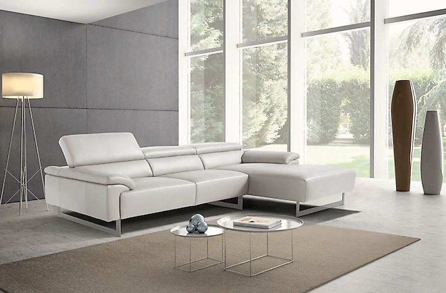 Egoitaliano Ecksofa »Malika, edel und bequem, Designsofa mit hochwertigen B günstig online kaufen