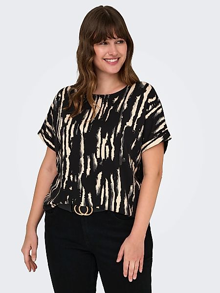 ONLY CARMAKOMA Kurzarmshirt "CARMIKAELA IN-ONE SS TOP AOP" günstig online kaufen