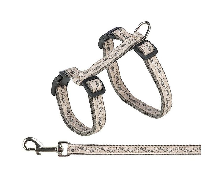 TRIXIE Geschirr Katzen Geschirr mit Leine grau/beige günstig online kaufen
