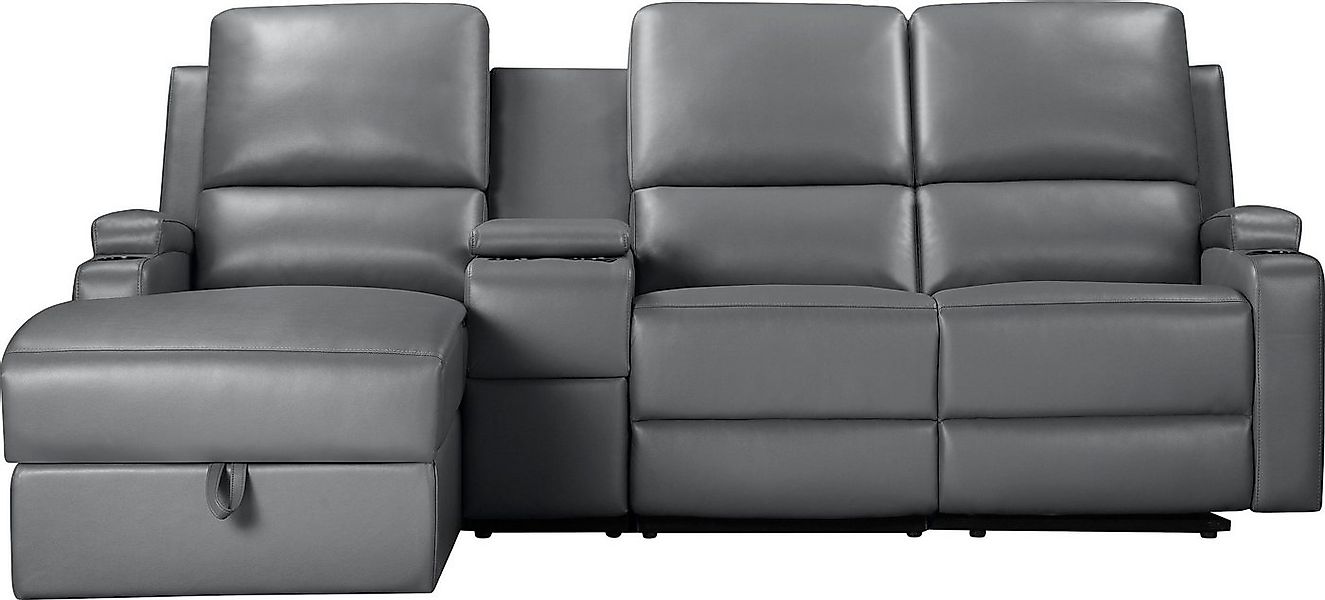 OTTO home Ecksofa NAPORI Multimediasofa, 3er Kinosessel XXL, L-Form, 3 Bezu günstig online kaufen