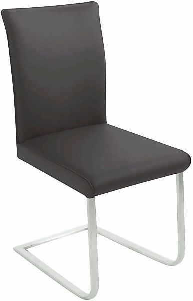 K+W Komfort & Wohnen Freischwinger "Santos III" () mit Sattlernaht, Gestell günstig online kaufen