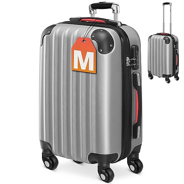 monzana Hartschalen-Trolley Baseline, 4 Rollen, Handgepäck günstig online kaufen