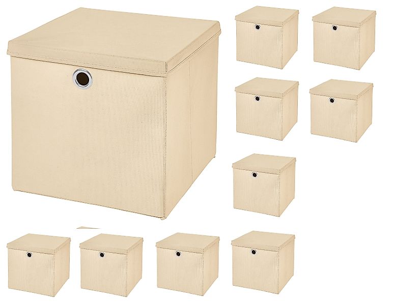 StickandShine Aufbewahrungsbox 10 Stück Faltboxen 28 günstig online kaufen