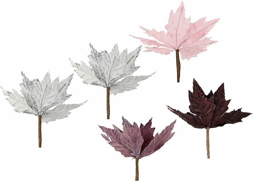 I.GE.A. Kunstblume "Poinsettia", Kunstblume, Dekoblume, 5er Set günstig online kaufen