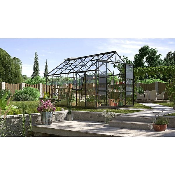 Vitavia Gewächshaus Jupiter 9900 Schwarz 9,9 m² günstig online kaufen
