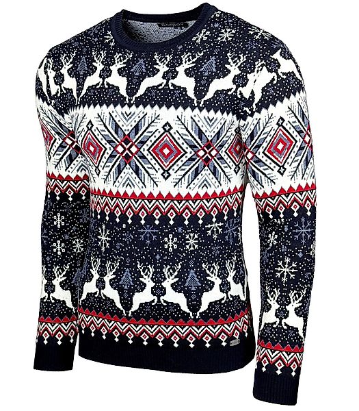 Baxboy Strickpullover BAXBOY Herren stylischer Rundhals günstig online kaufen