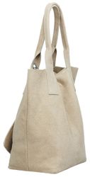 Caspar Schultertasche große Wildleder Shopper Damen günstig online kaufen