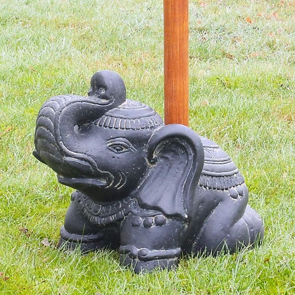 Oriental Galerie Sonnenschirm Schirmständer in Elefantenform günstig online kaufen