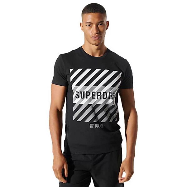Superdry Training Core Sport Graphic Kurzarm T-shirt XS Black günstig online kaufen