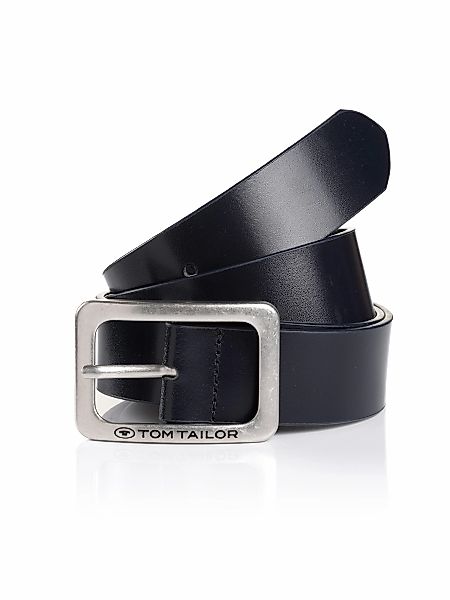 TOM TAILOR Ledergürtel "TTEVE", 4 cm breiter Damen Ledergürtel, kalssiches günstig online kaufen