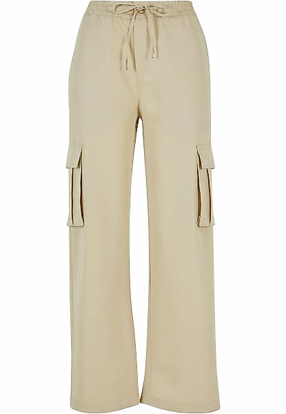 URBAN CLASSICS Stoffhose "Urban Classics Damen Ladies Vicose Straight Leg C günstig online kaufen