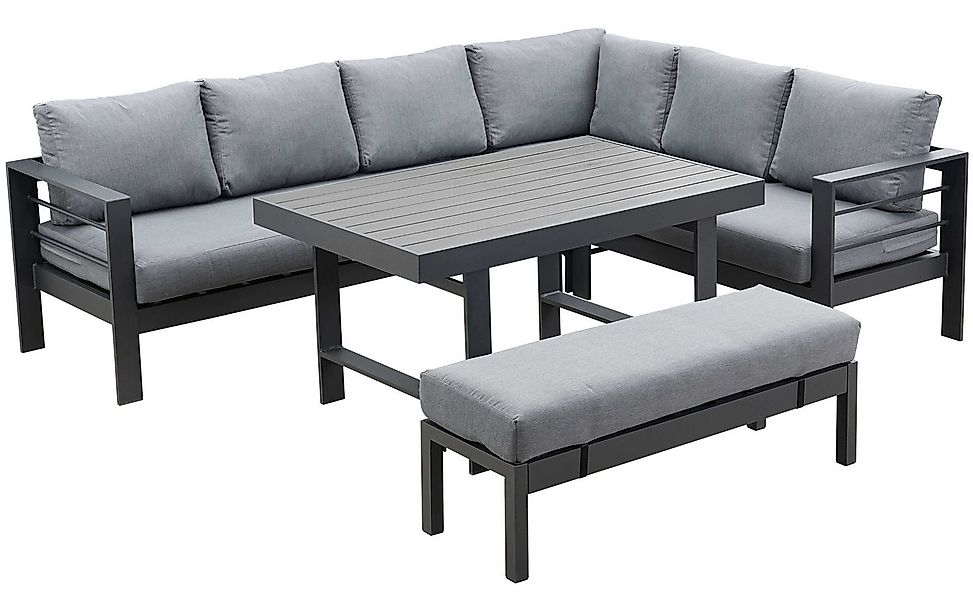 MeXo Gartenlounge-Set XXL Gartenmöbel Set Aluminium für 6-8 Personen, (Eckl günstig online kaufen