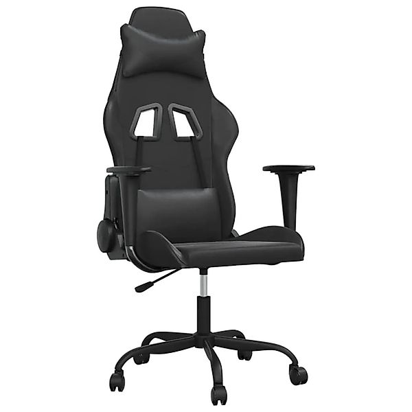 vidaXL Gaming-Stuhl mit Massagefunktion Schwarz Kunstleder 345407 günstig online kaufen