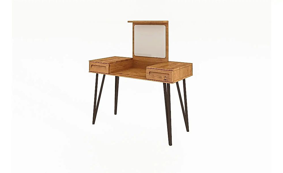 Schminktisch   ¦ holzfarben ¦ Maße (cm): B: 120 H: 81 Tische > Schminktisch günstig online kaufen