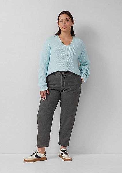 s.Oliver 7/8-Hose Hose Flanell-Hose mit Elastikbund günstig online kaufen