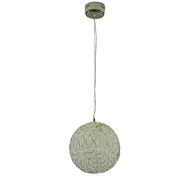 Dapo Decken Pendelleuchte Vanessa 40cm G4 Chrom Aludraht IP20 günstig online kaufen